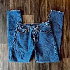 Levi's Deep Blue Skinny Jeans